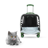 Maxbell Pet Trolley Case Multifunctional Lightweight Short Trips Dog Carrying Translucent