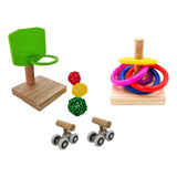 Maxbell Parrot Toys Set of 3 Types Chew Mini Training for Budgies Lovebird Conures