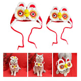 Maxbell Chinese New Year Pet Hat Decorative Cats Supplies Photo Props Lion Puppy S