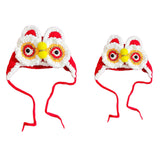 Maxbell Chinese New Year Pet Hat Decorative Cats Supplies Photo Props Lion Puppy S