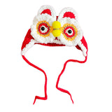 Maxbell Chinese New Year Pet Hat Decorative Cats Supplies Photo Props Lion Puppy S