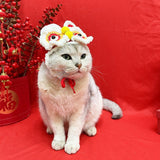 Maxbell Chinese New Year Pet Hat Decorative Cats Supplies Photo Props Lion Puppy S