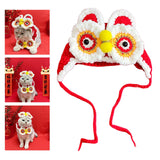 Maxbell Chinese New Year Pet Hat Decorative Cats Supplies Photo Props Lion Puppy S