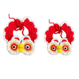 Maxbell Pet Scarf Knitted Clothes Accessories Spring Festival Lion Shape for Kitty S