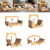 Maxbell Cat Scratcher Sofa Pad Scratching Board Interactive Play Toy for Kitten Rectangle 50x30x24cm