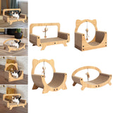 Maxbell Cat Scratcher Sofa Pad Scratching Board Interactive Play Toy for Kitten Rectangle 50x30x24cm