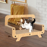 Maxbell Cat Scratcher Sofa Pad Scratching Board Interactive Play Toy for Kitten Rectangle 50x30x24cm