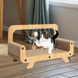Maxbell Cat Scratcher Sofa Pad Scratching Board Interactive Play Toy for Kitten Rectangle 50x30x24cm