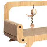 Maxbell Cat Scratcher Sofa Pad Scratching Board Interactive Play Toy for Kitten Rectangle 50x30x24cm