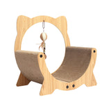 Maxbell Cat Scratcher Sofa Pad Scratching Board Interactive Play Toy for Kitten Ears Round40x40x25cm
