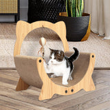 Maxbell Cat Scratcher Sofa Pad Scratching Board Interactive Play Toy for Kitten Ears Round40x40x25cm