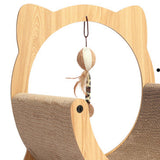 Maxbell Cat Scratcher Sofa Pad Scratching Board Interactive Play Toy for Kitten Ears Round40x40x25cm
