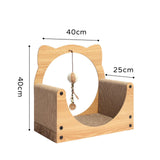 Maxbell Cat Scratcher Sofa Pad Scratching Board Interactive Play Toy for Kitten EarsSquare40x40x25cm