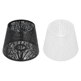 Maxbell Lamp Shade Tree Shadow for E27 Bulb Lampshade Shell Cover for Table Lamp Black