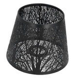 Maxbell Lamp Shade Tree Shadow for E27 Bulb Lampshade Shell Cover for Table Lamp Black