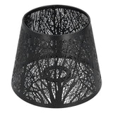 Maxbell Lamp Shade Tree Shadow for E27 Bulb Lampshade Shell Cover for Table Lamp Black