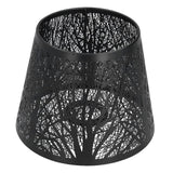 Maxbell Lamp Shade Tree Shadow for E27 Bulb Lampshade Shell Cover for Table Lamp Black