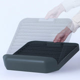 Maxbell Pet Training Toilet Tray 3.2cm High Sides Fence Bedpan Dog Toilet for Indoor Gray