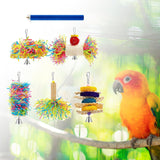 Maxbell 6Pcs Birds Swing Chewing Small Parakeets Hammock Parrot Cage Hanging Toys