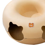 Maxbell Felt Cat Tunnel Cave Bed Detachable Cat Training Toy for Indoor Kittens M