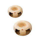 Maxbell Felt Cat Tunnel Cave Bed Detachable Cat Training Toy for Indoor Kittens M