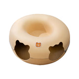 Maxbell Felt Cat Tunnel Cave Bed Detachable Cat Training Toy for Indoor Kittens M