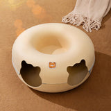 Maxbell Felt Cat Tunnel Cave Bed Detachable Cat Training Toy for Indoor Kittens L