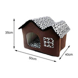 Maxbell Pet Cat Bed Nest Dog House Washable Comfortable Foldable Winter Pet Supplies