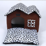 Maxbell Pet Cat Bed Nest Dog House Washable Comfortable Foldable Winter Pet Supplies