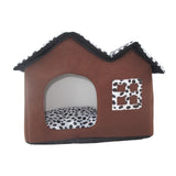 Maxbell Pet Cat Bed Nest Dog House Washable Comfortable Foldable Winter Pet Supplies