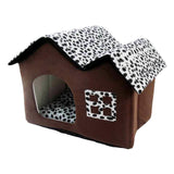 Maxbell Pet Cat Bed Nest Dog House Washable Comfortable Foldable Winter Pet Supplies