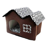 Maxbell Pet Cat Bed Nest Dog House Washable Comfortable Foldable Winter Pet Supplies