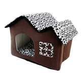 Maxbell Pet Cat Bed Nest Dog House Washable Comfortable Foldable Winter Pet Supplies