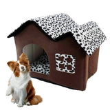 Maxbell Pet Cat Bed Nest Dog House Washable Comfortable Foldable Winter Pet Supplies