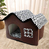 Maxbell Pet Cat Bed Nest Dog House Washable Comfortable Foldable Winter Pet Supplies