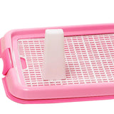 Maxbell Pet Training Toilet Tray Loo Pad Dog Litter Tray Reusable Potty Trainer pink