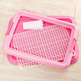 Maxbell Pet Training Toilet Tray Loo Pad Dog Litter Tray Reusable Potty Trainer pink