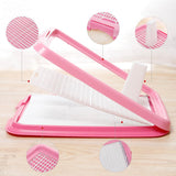 Maxbell Pet Training Toilet Tray Loo Pad Dog Litter Tray Reusable Potty Trainer pink