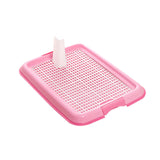 Maxbell Pet Training Toilet Tray Loo Pad Dog Litter Tray Reusable Potty Trainer pink