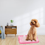 Maxbell Pet Training Toilet Tray Loo Pad Dog Litter Tray Reusable Potty Trainer pink