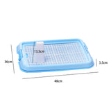 Maxbell Pet Training Toilet Tray Loo Pad Dog Litter Tray Reusable Potty Trainer blue