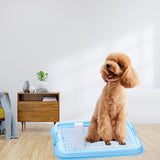 Maxbell Pet Training Toilet Tray Loo Pad Dog Litter Tray Reusable Potty Trainer blue