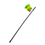 Maxbell Cat Teaser Wand Toy Playing Dog Training Puppy Interactive Cat Feather Toys Green