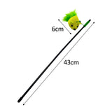 Maxbell Cat Teaser Wand Toy Playing Dog Training Puppy Interactive Cat Feather Toys Green