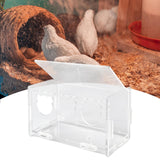 Maxbell Bird Chicken Feeder Feeding Equipment Food Dispenser for Small Medium Birds