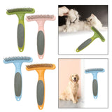 Maxbell Pet Grooming Brush Tangles Removing Undercoat Rake for Pet Supplies Kitten Green