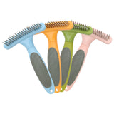 Maxbell Pet Grooming Brush Tangles Removing Undercoat Rake for Pet Supplies Kitten Green