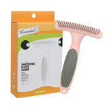 Maxbell Pet Grooming Brush Tangles Removing Undercoat Rake for Pet Supplies Kitten Pink