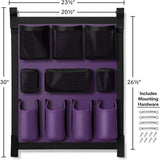 Maxbell Horse Trailer Grooming Bag Organizer Stall Equine Long Caddy violet