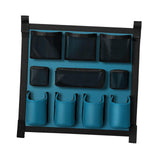 Maxbell Horse Trailer Grooming Bag Organizer Stall Equine Long Caddy blue
